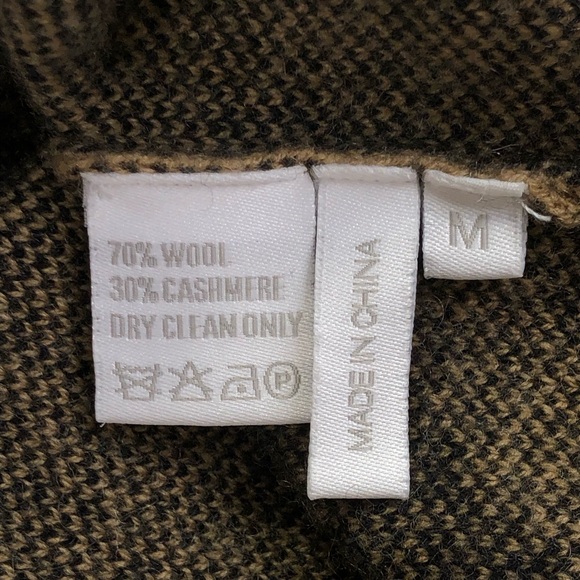 Madeleine Thompson Leopard Print Sweater Women's Size Medium Wool Cashmere - Picture 4 of 8